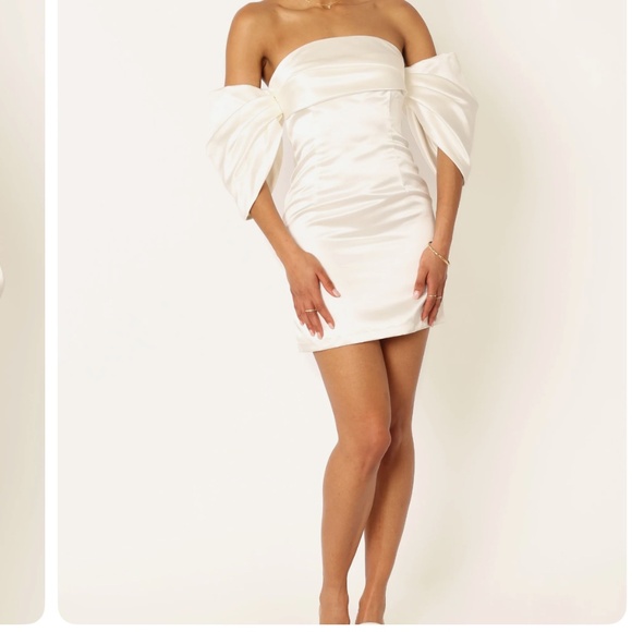 Petal & Pup Dresses & Skirts - *SOLD* Nisha Strapless Mini Dress - White